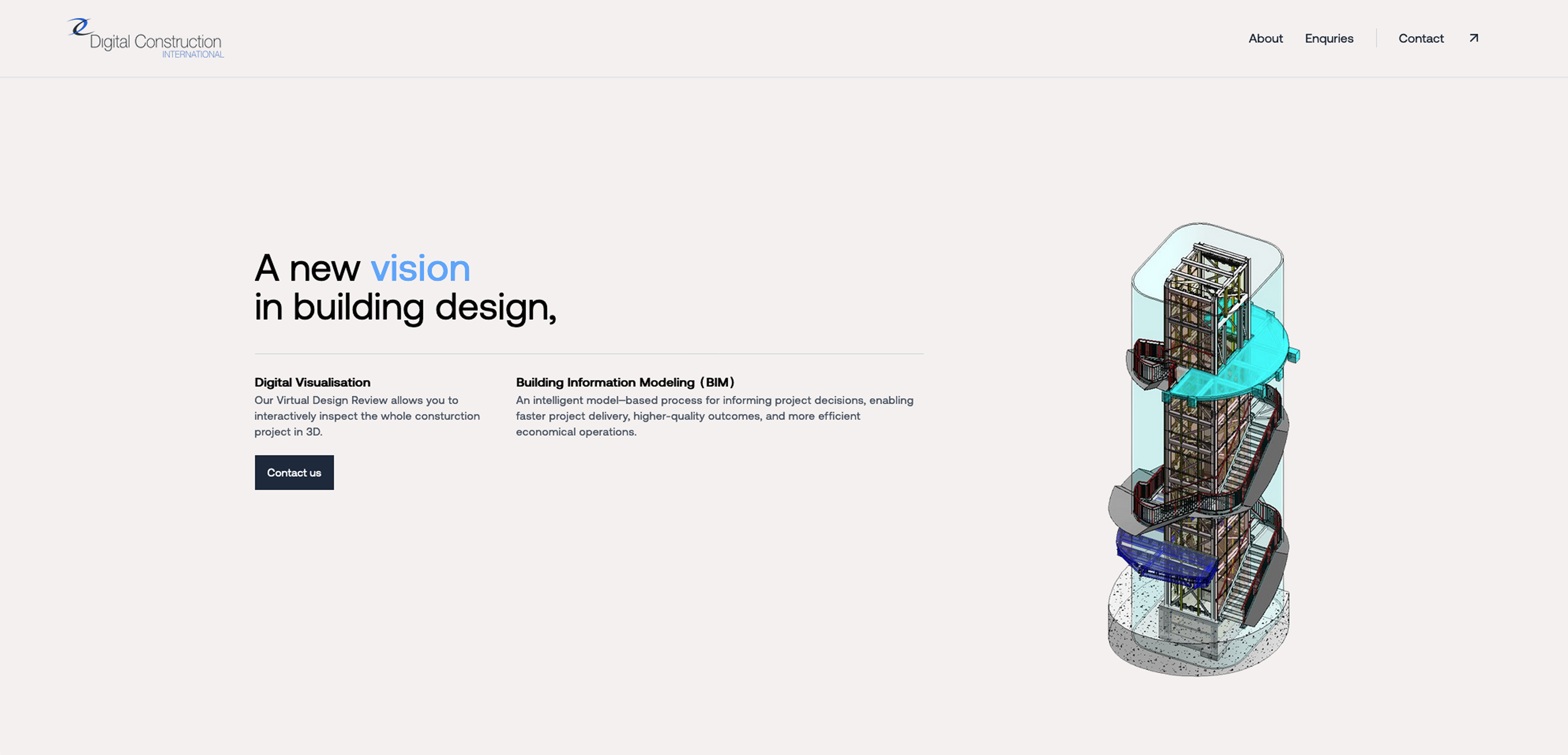 Digital Construction Website