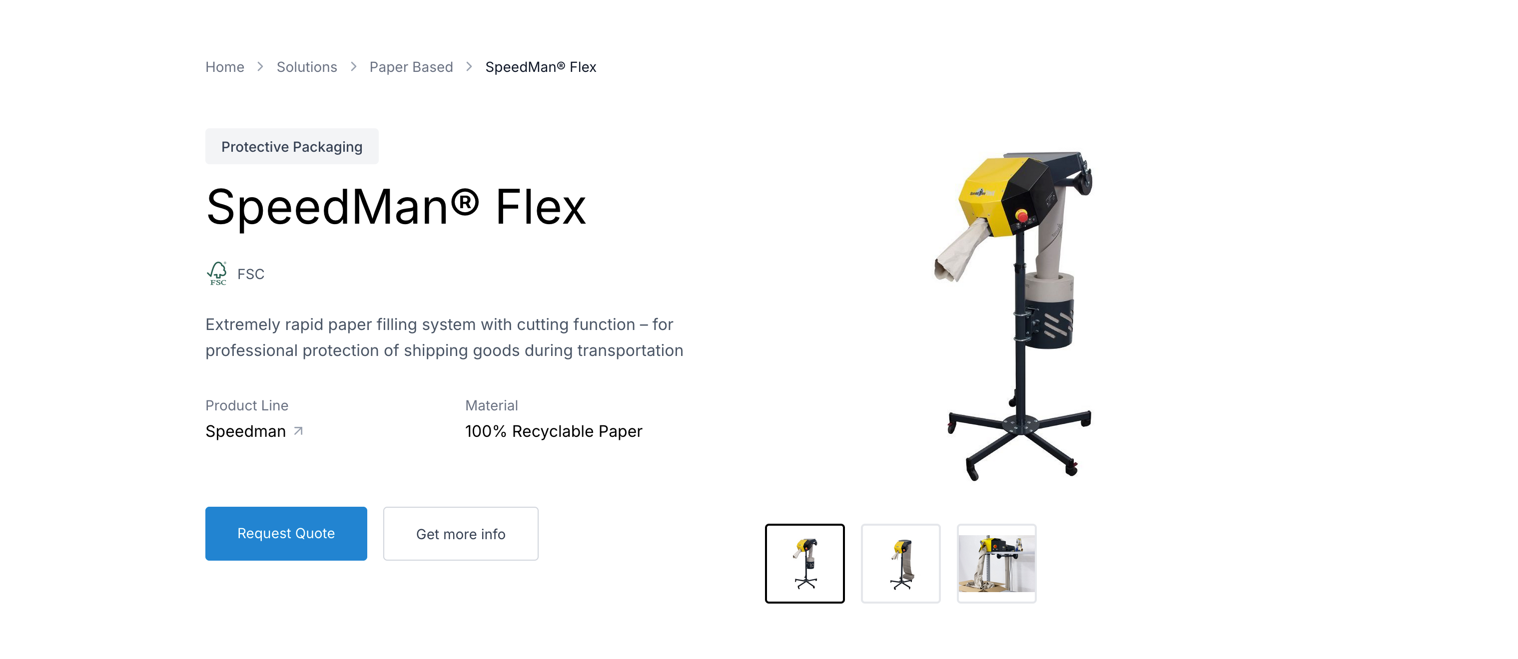 Product Page Layout