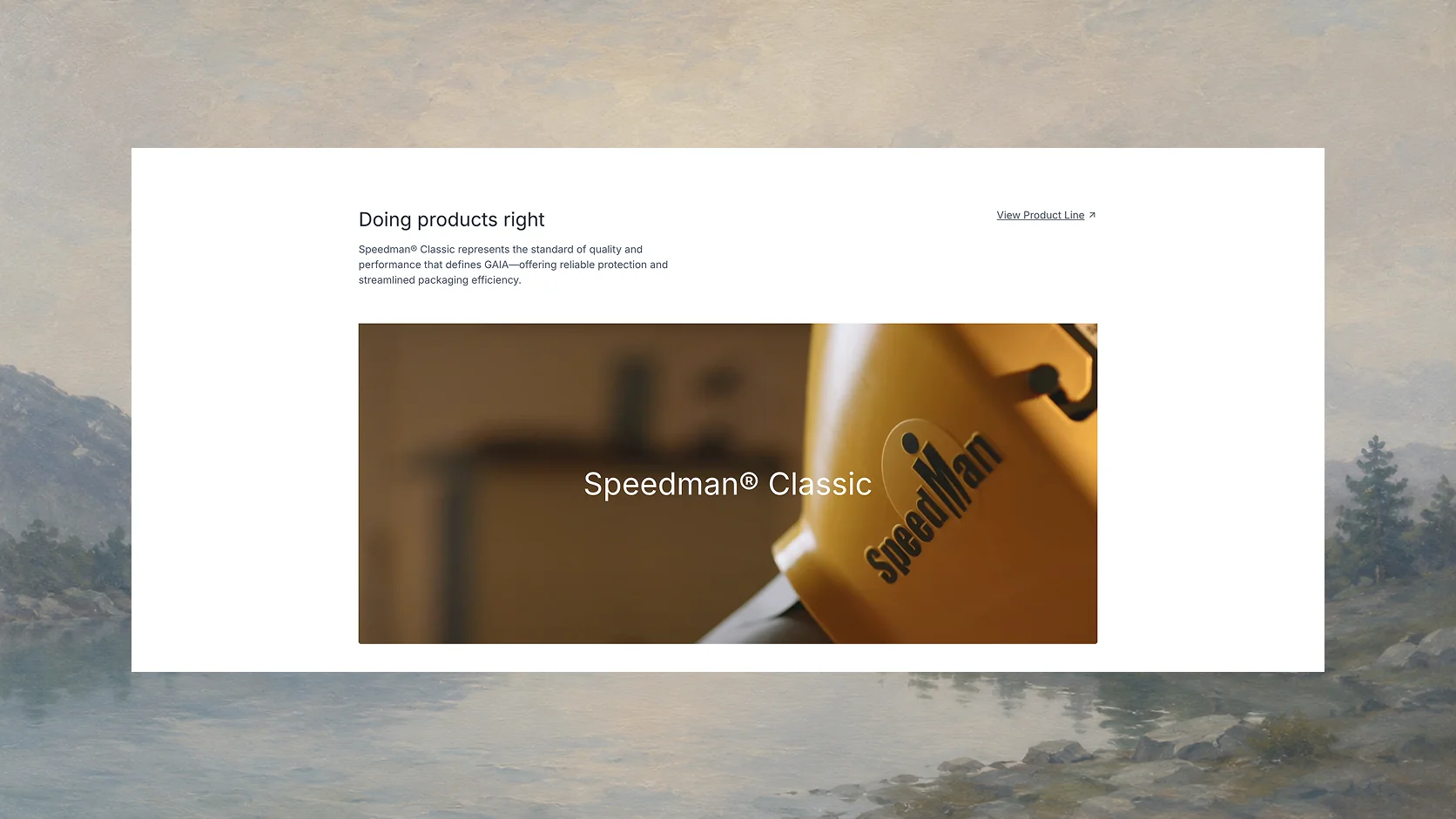Product line system